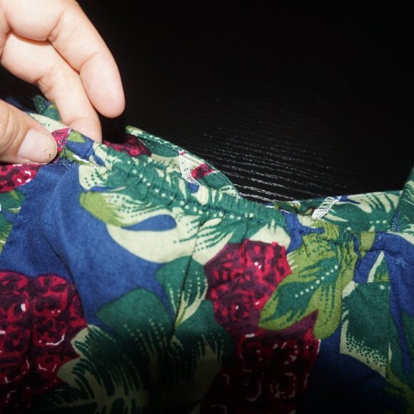 Vintage Y2k Hilo Hattie Hawaiian Floral Dress XL - Picture 7 of 9